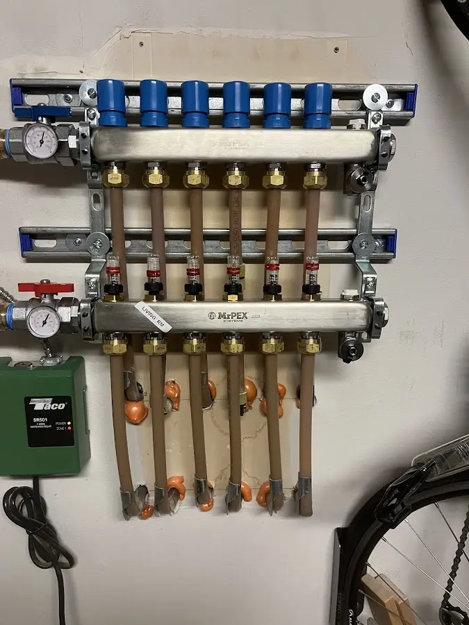 Plumber performing Leak Detection at a residential property in Weatherford